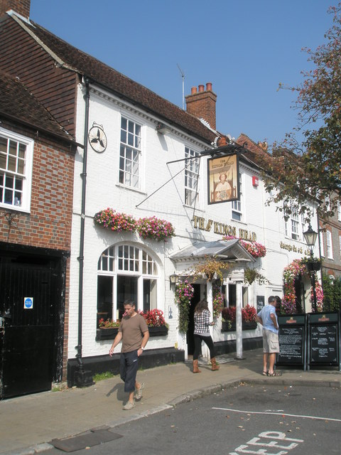 Early autumn outside The King's Head