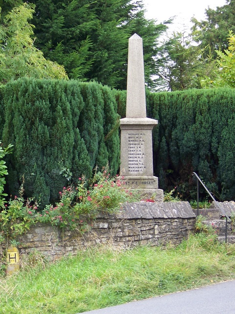 War Memorial, Pilton