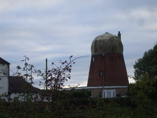 Converted windmill, Langrigg Bank