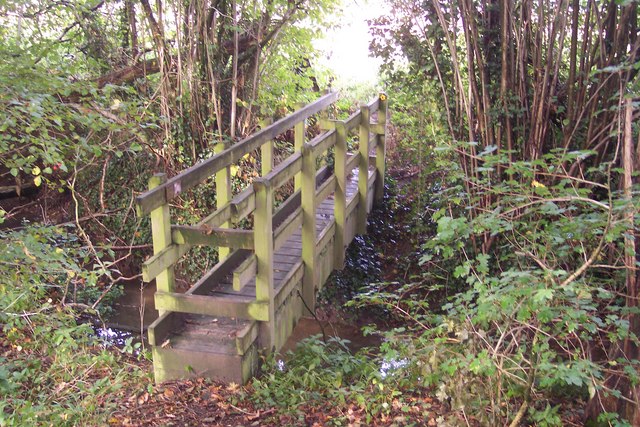 Footbridge on High Weald Landscape Trail