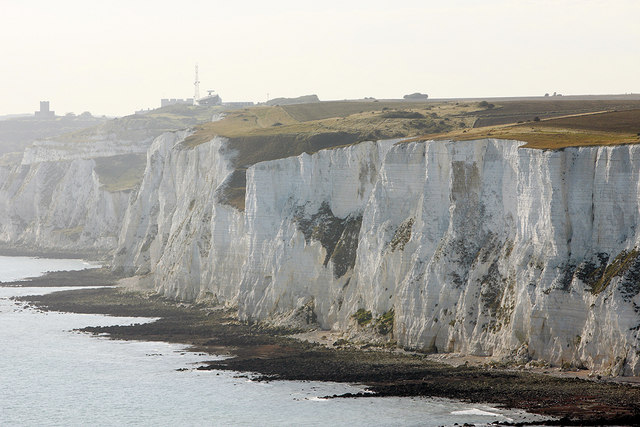 Aerial photo showing Fan Bay, Dover... © Alan Duncan :: Geograph ...