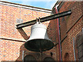 TQ2969 : St Olave's church, Mitcham: bell by Stephen Craven