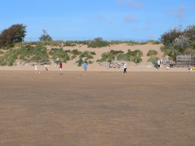 Beach Cricket at West Kirby © Eirian Evans :: Geograph Britain and Ireland