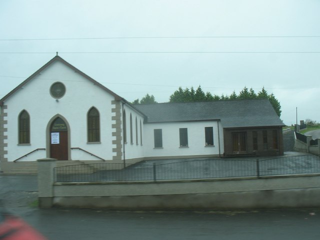 The Knockconny Baptist Meeting House on the A4 near Ballyreagh