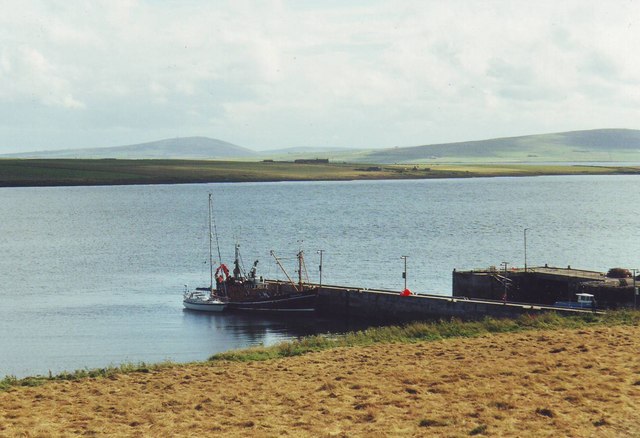 The piers at Brinian, Rousay, Orkney