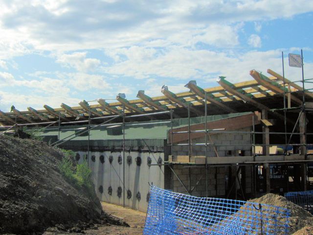 New Visitors Centre at College Lake - Under Construction (August 2009)