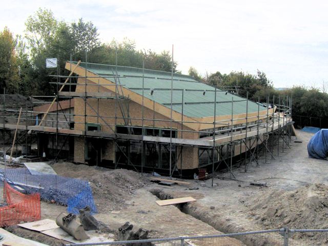 New Visitors Centre at College Lake - Under Construction (September 2009)