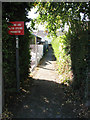 Path from Preston Lane to Yarmouth Road (B1136)