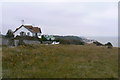 Clifftop houses near Oldstairs Bay