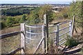 Kissing Gate on a footpath in Darland Banks