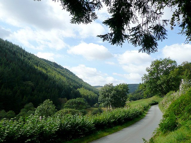 The road to Abergwesyn, Powys