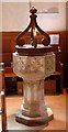 St John the Baptist, Clayton, Sussex - Font