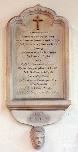 St John the Baptist, Clayton, Sussex - Wall monument