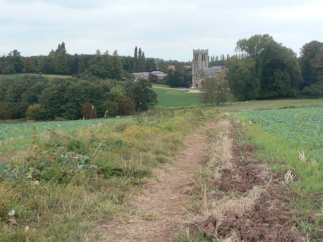 Footpath on Castle Hill