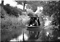 Steam-powered boat on the Stratford Canal