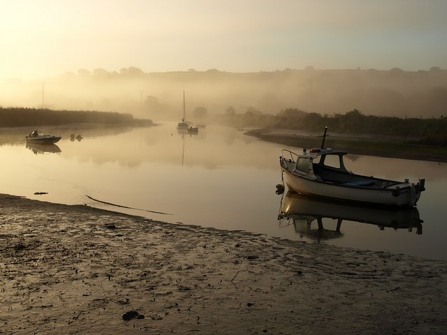 Mist on the Avon estuary