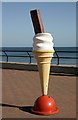 A giant cone on Spittal promenade