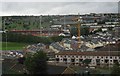 View across the Lower Bogside towards Celtic Park