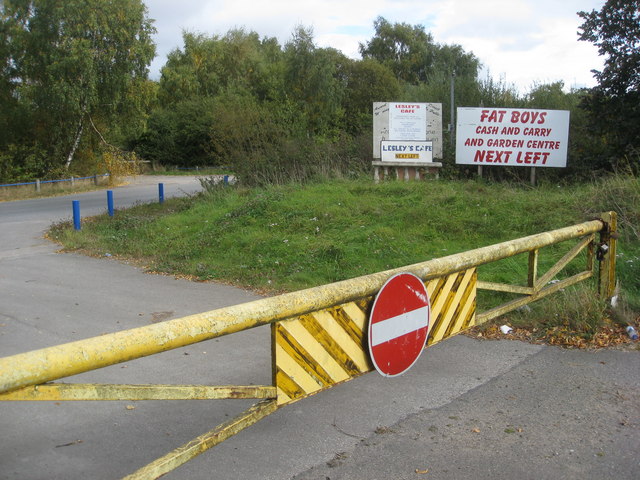 No Entry to the Broughton Industrial Estate