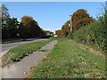 Bus stop on the A24 southbound