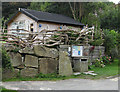 Driftwood fence, Cwm-yr-Eglwys