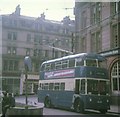 Trolleybus in Bradford City Centre