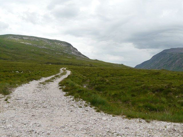 Track out from Loch Dionard