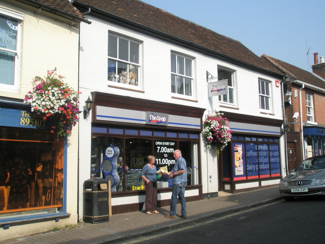 The Co-Op in Bishop's Waltham High Street
