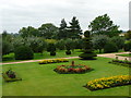 SP5750 : Canons Ashby - the garden looking away from the house by Marion Haworth