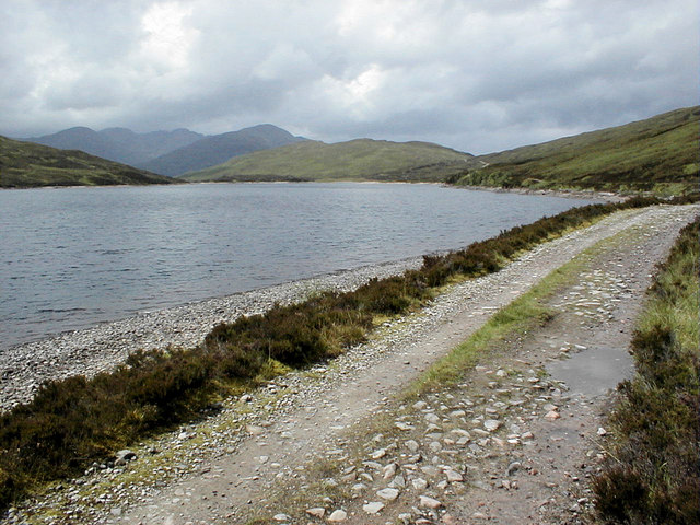 Track along Loch Eilde Mor