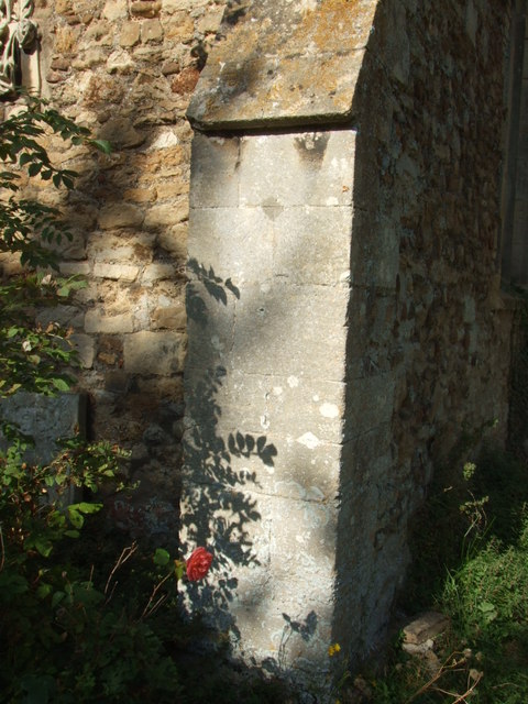 Buttress on S.E. corner of St. James church