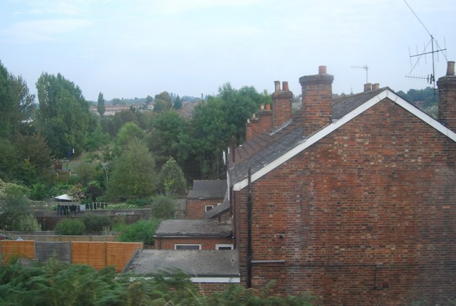 Terraced houses by the railway, High Brooms