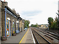 Brandon railway station - the eastbound platform