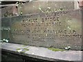 Kirklee Road Bridge memorial stone