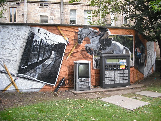 Mural, Kelvingrove Park. 16 - Horse