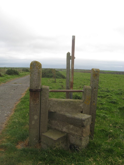 A lonely stile adjacent to Dale airfield © Dr Duncan Pepper cc-by-sa/2. ...