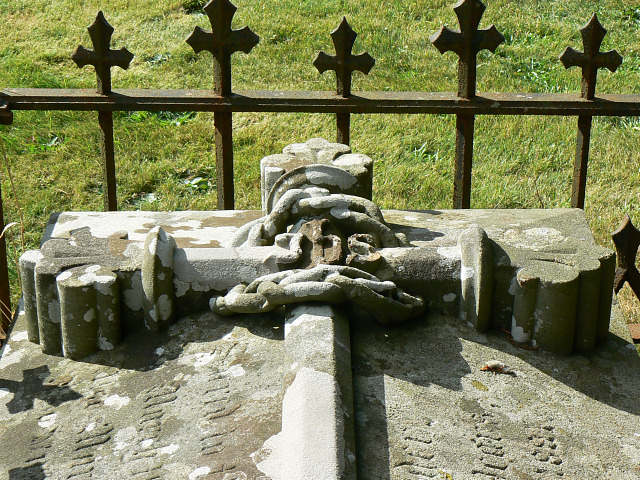 Tomb detail, St Matthew's church, Coates