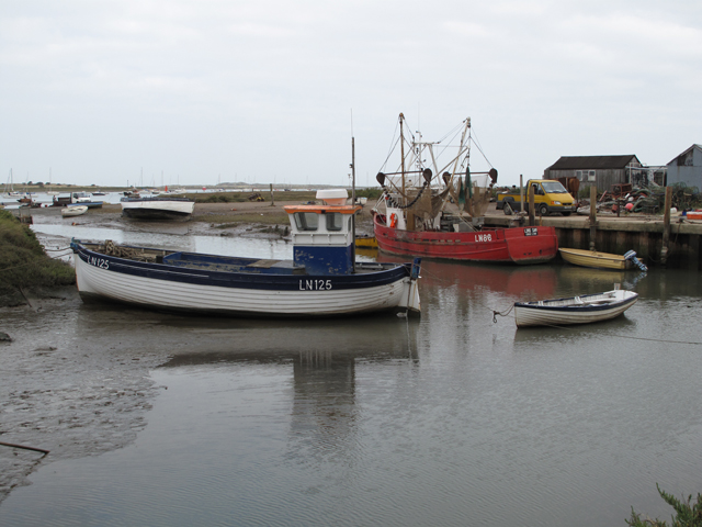 Boats at Brancaster Staithe