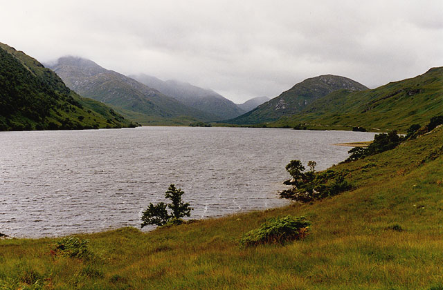 View down Loch Arkaig