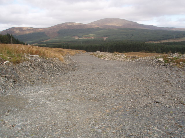 New Extraction Road west of Clatteringshaws Loch