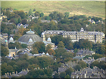 SK0573 : The Dome and the Palace Hotel, Buxton. by Alan Murray-Rust