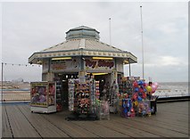 SD3035 : Kiosk, Blackpool Central Pier by Gerald Massey