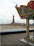 SD3035 : Blackpool Tower from the Central Pier by Gerald Massey