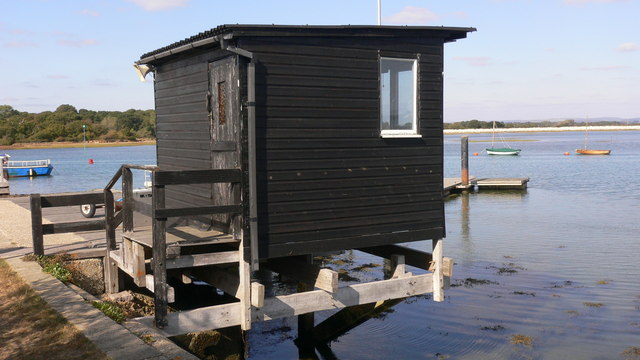 Hut at Mengham Rythe Sailing Club