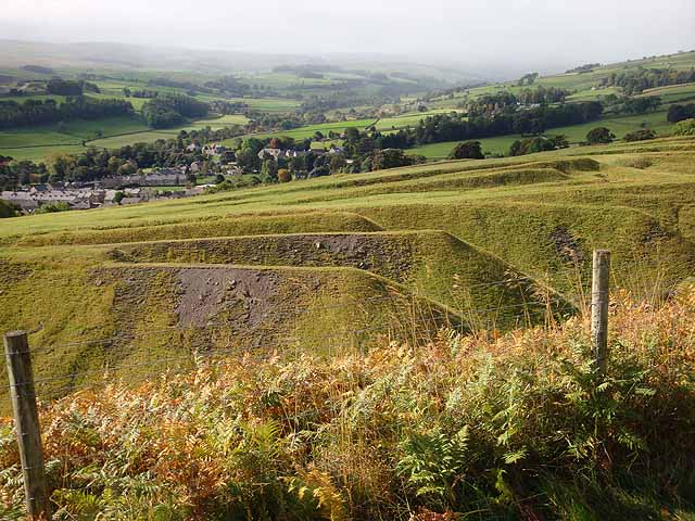 Disused quarry at Crawleyside and upper Weardale