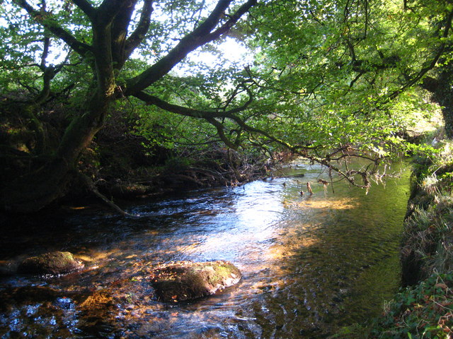 The River Fowey upstream from Trekeivesteps