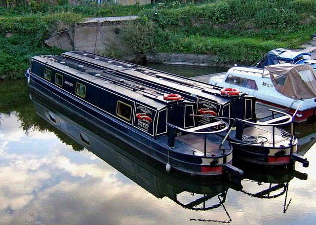 Narrowboats At Northwick Marina,... © P L Chadwick :: Geograph Britain ...