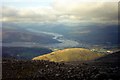 NN1571 : Looking NW from the path up Ben Nevis, from about 1200m by M J Richardson