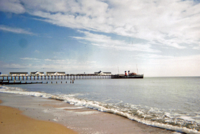 P.S Waverley at Southwold Pier