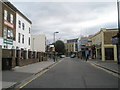 Looking eastwards along Featherstone Road